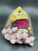 Stamped Leather Keychain - Deep Dark and Dangerous