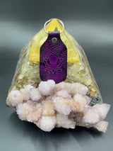 Stamped Leather Keychain - Deep Dark and Dangerous