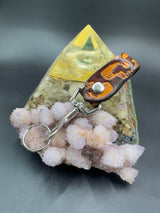 Stamped Leather Accessory Clip - Stealie