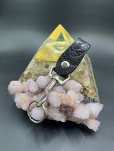 Stamped Leather Accessory Clip - Stealie