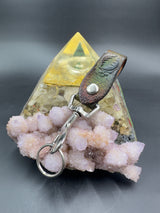 Stamped Leather Accessory Clip - Stealie