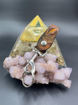 Stamped Leather Accessory Clip - Stealie