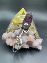 Stamped Leather Accessory Clip - Stealie