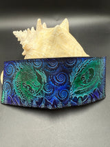 Stamped Leather Bifold Wallet - Dragon Eyes