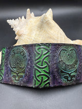 Stamped Leather Bifold Wallet - Grateful Celtic