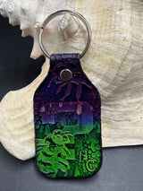 Stamped Leather Keychain - Tipper 2.0