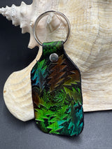 Stamped Leather Keychain - Grateful Bolts