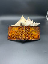 Stamped Leather Bifold Wallet - Colony Productions