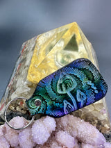 Stamped Leather Keychain - Mushrooms XL Cubensis