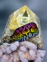 Stamped Leather Keychain - Mushrooms XL Cubensis