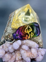 Stamped Leather Keychain - Mushrooms XL Cubensis