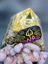 Stamped Leather Keychain - Mushrooms XL Cubensis