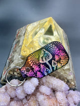 Stamped Leather Keychain - Mushrooms XL Cubensis