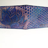 Carved Leather Bifold Wallet