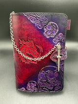 Stamped Leather Journal Spellbook - Ren Fair Examples