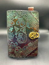 Stamped Leather Journal Spellbook - Fox