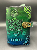 Stamped Leather Journal Spellbook - Mushrooms