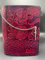 Stamped Leather Journal Spellbook XL - Tentacles