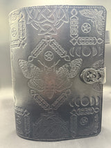 Stamped Leather Journal Spellbook XL - Ren Fair Examples