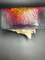 Stamped Leather Bifold Clutch - Miscellaneous Designs