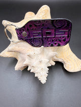 Stamped Leather Keychain - EOS Music