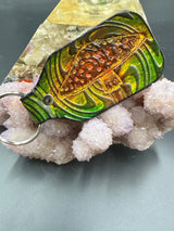 Stamped Leather Keychain - Mushrooms XL Amanita XL