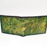 Carved Leather Bifold Wallet