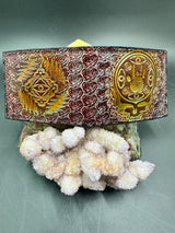 Stamped Leather Bifold Wallet - Grateful Full Stealies