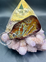 Stamped Leather Keychain - Festival Special