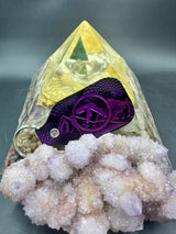 Stamped Leather Keychain - Aphex Twin