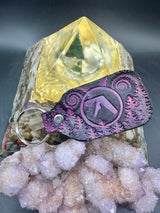 Stamped Leather Keychain - Aphex Twin