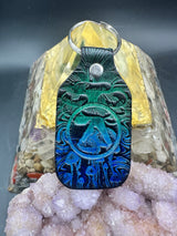 Stamped Leather Keychain - Aphex Twin