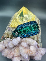 Stamped Leather Keychain - Aphex Twin