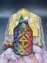 Stamped Leather Keychain - Of the Trees