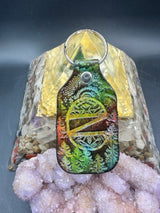 Stamped Leather Keychain - Clozee