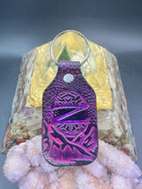 Stamped Leather Keychain - Clozee