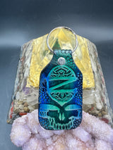 Stamped Leather Keychain - Clozee