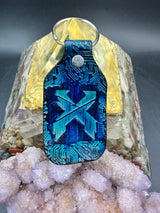 Stamped Leather Keychain - Excision