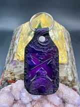 Stamped Leather Keychain - Excision