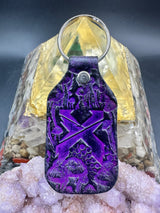 Stamped Leather Keychain - Excision