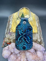 Stamped Leather Keychain - Excision