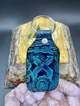 Stamped Leather Keychain - Excision