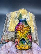 Stamped Leather Keychain - Excision