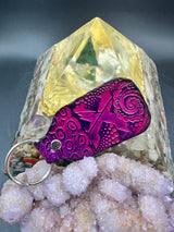 Stamped Leather Keychain - Excision