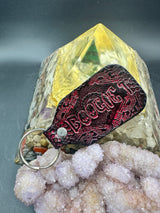 Stamped Leather Keychain - Boogie T