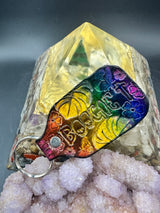 Stamped Leather Keychain - Boogie T