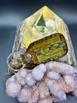 Stamped Leather Keychain - Colorado