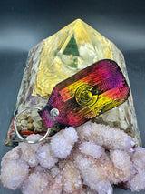 Stamped Leather Keychain - Colorado