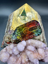 Stamped Leather Keychain - Colorado