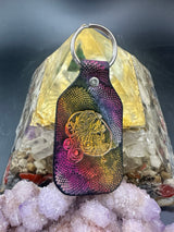 Stamped Leather Keychain - Grateful Althea